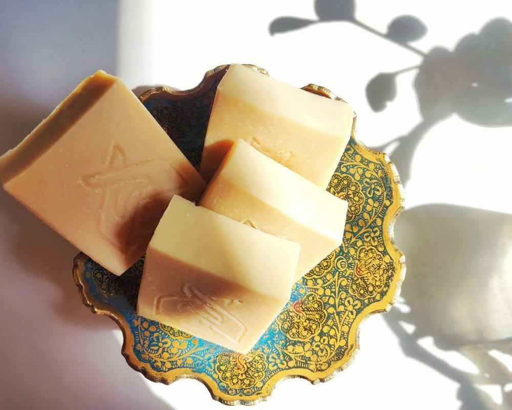 صابون شیر و بادام